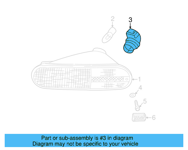 Turn Signal Light Socket 1H0-953-123-F - View 7