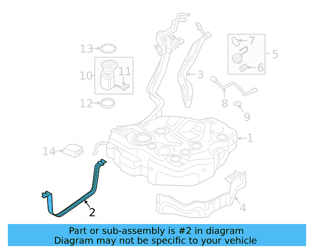 Tank Strap 5Q0-201-656-G - View 11