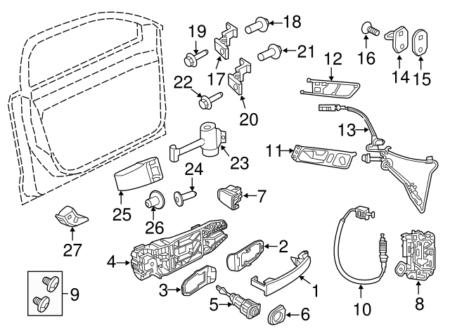 Door Check Bolt WHT-002-109 - View 51