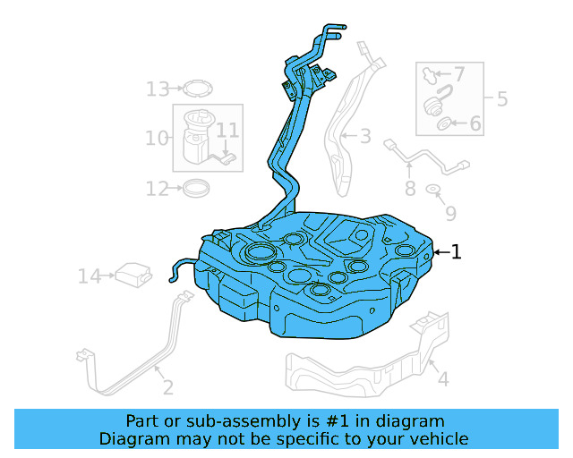 Fuel Tank 5WA-201-055-C - View 9