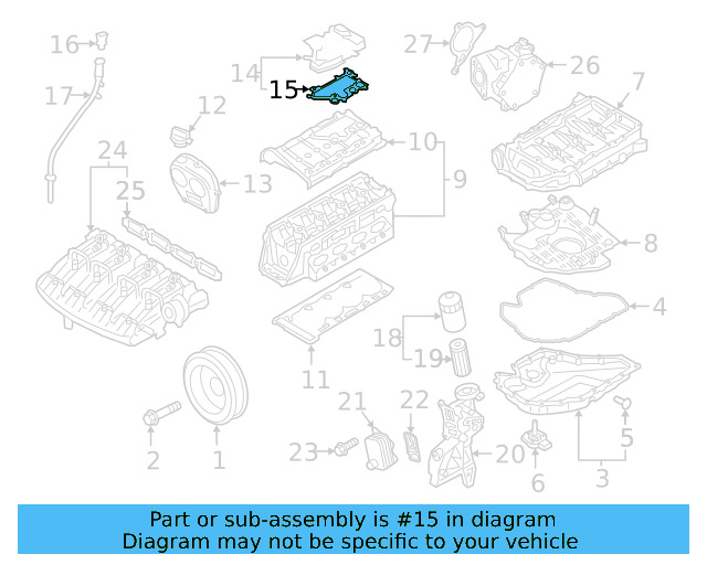 Separator Gasket 06K-103-484-F - View 15