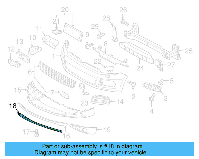 Cooling Duct 7P6-853-673-9B9 - View 11