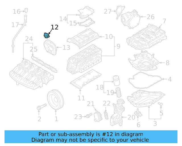Filler Cap 06K-103-485-D - View 37