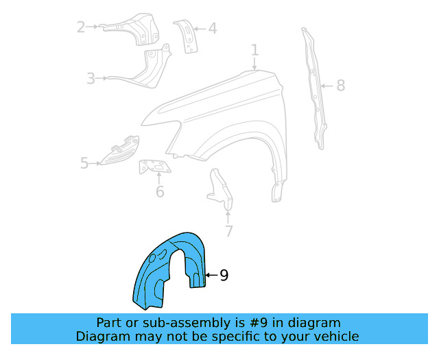 Fender Liner 2GJ-805-912-C - View 3