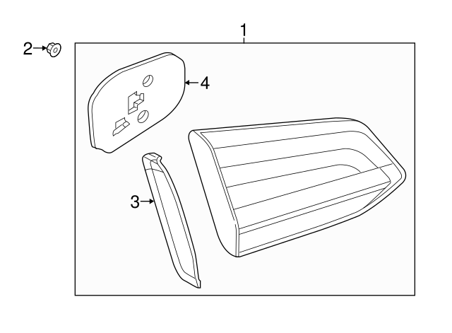 Backup Lamp Assembly Nut N-100-173-04 - View 44