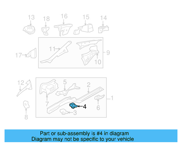 Engine Cradle Bracket 1K0-810-812 - View 23