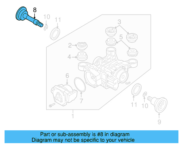 Drive Axle Shaft 01Z-525-356 - View 3
