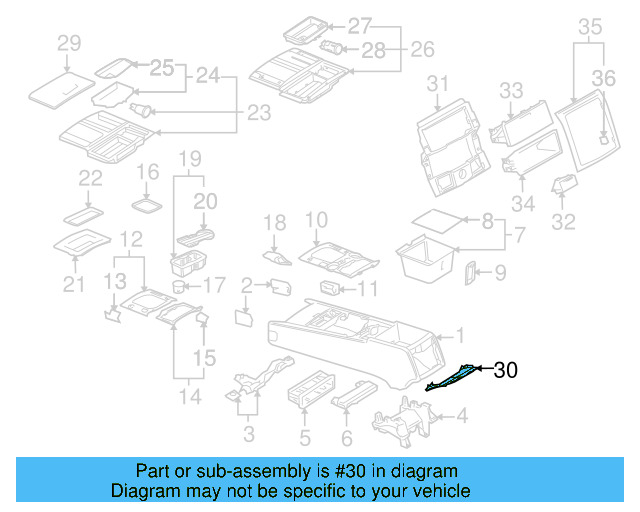 Rear Trim 7L6-863-324-B-6C3 - View 11