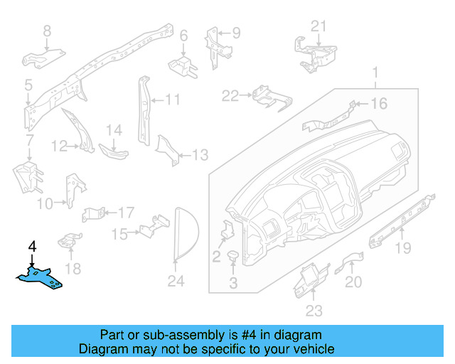 Bracket 6R0-857-117 - View 14