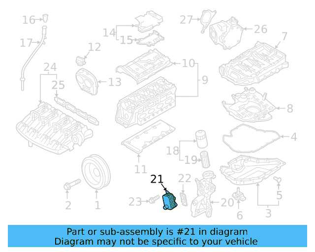 Oil Cooler 06L-117-021-G - View 14