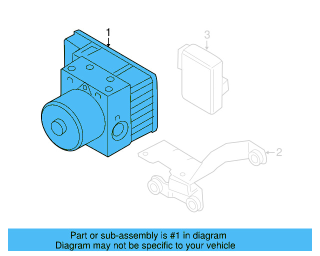 ABS Pump Assembly 1J0-698-517-E - View 5