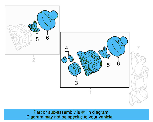 Alternator 06F-903-023-E - View 7
