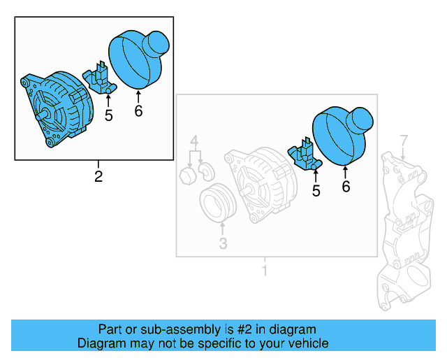 Alternator 06F-903-023-FX - View 47