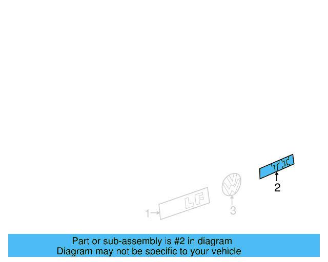 Nameplate 1J0-853-675-C-739 - View 7