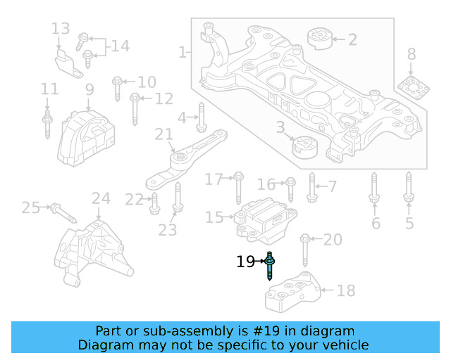 Trans Mount Bracket Stud N-911-270-01 - View 38