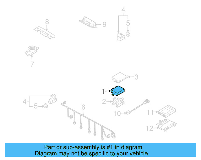 Control Module 7L0-919-283-F-00D