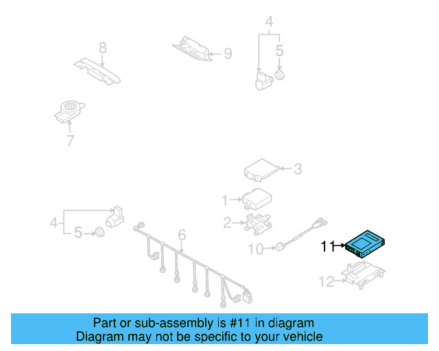 Control Module 7L0-919-283-F-00P - View 6