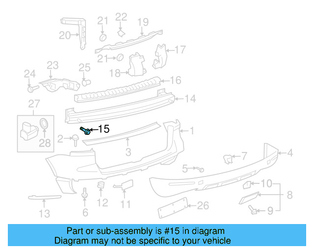 Impact Bar Bolt N-909-637-02 - View 5