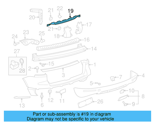 Retaining Strip 7L6-807-863-C - View 3