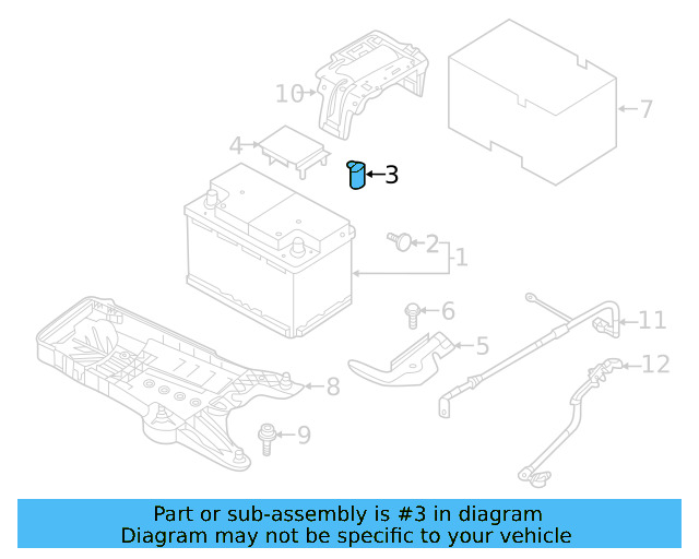 Battery Cover 3QF-971-813 - View 5