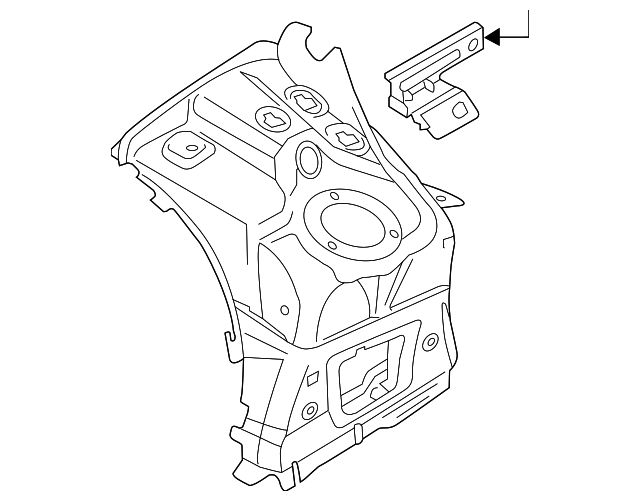 Shock Tower 7P0-803-442-E - View 3