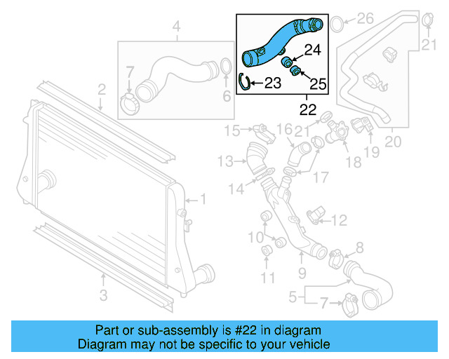 Pipe Assembly 1K0-145-762-BM - View 6