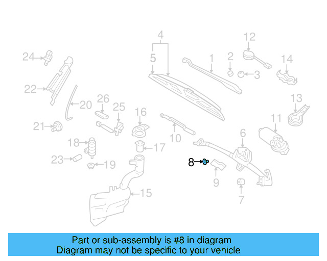 Wiper Frame Bushing 701-955-756 - View 21