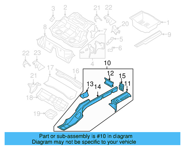 Seat Mount 3C0-802-570 - View 6