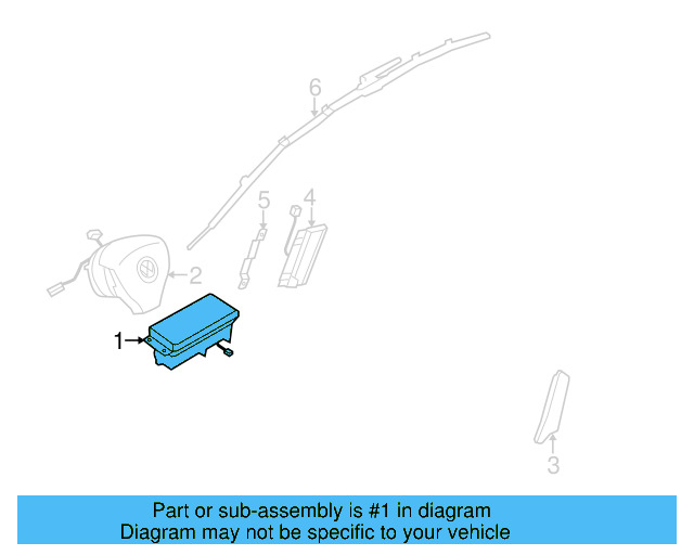 Passenger Inflator Module 3AA-880-204-A - View 2