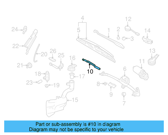 Linkage Rod 1J0-955-325-A - View 15