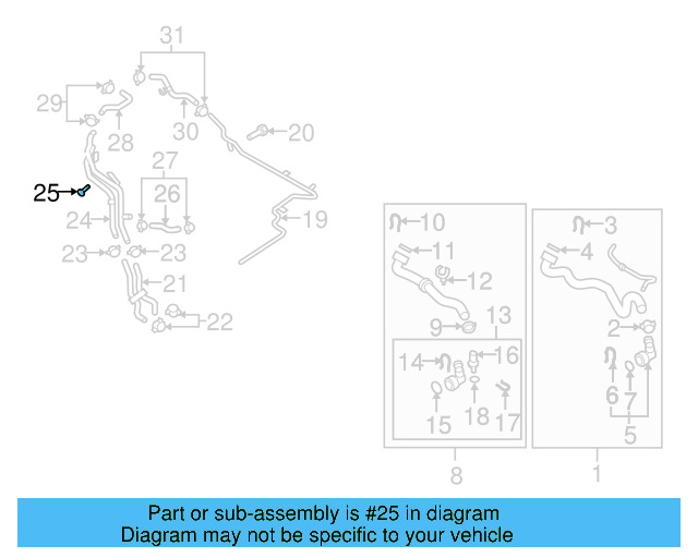 Thermostat Cover Bolt N-106-112-01 - View 43
