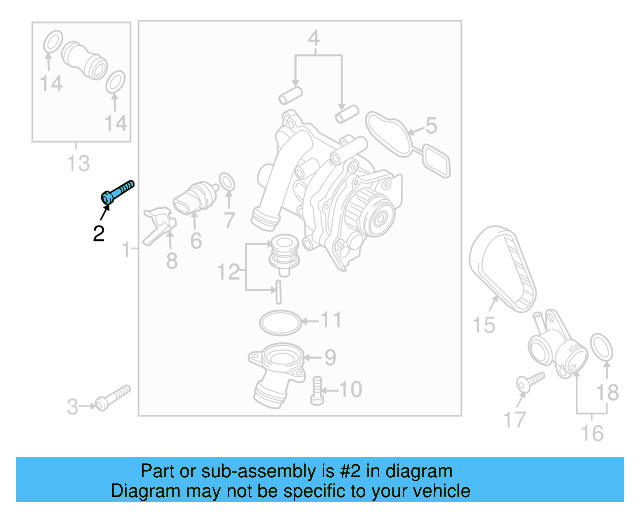 Water Pump Assembly Mount Bolt N-104-707-05 - View 27