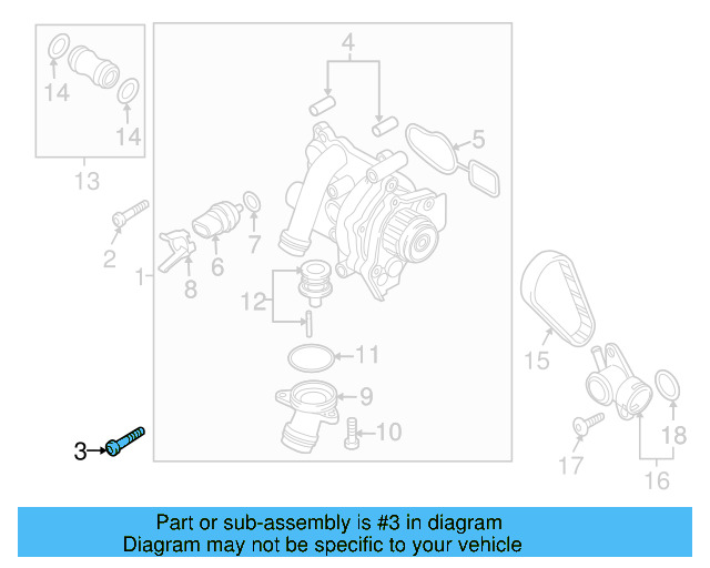 Water Pump Assembly Mount Bolt N-104-707-05 - View 25