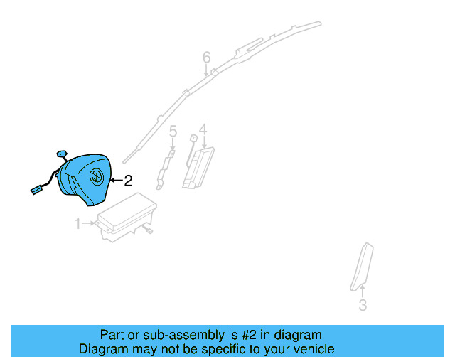 Driver Inflator Module 5K0-880-201-AA-81U - View 2