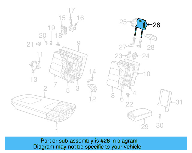Headrest Cover 3B0-885-921-AR-1TR - View 19
