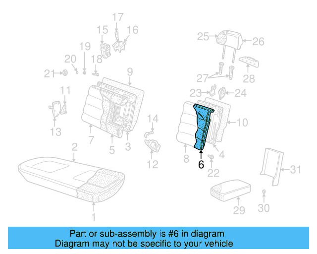 Headrest Cover 3B0-885-921-AR-1TR - View 16