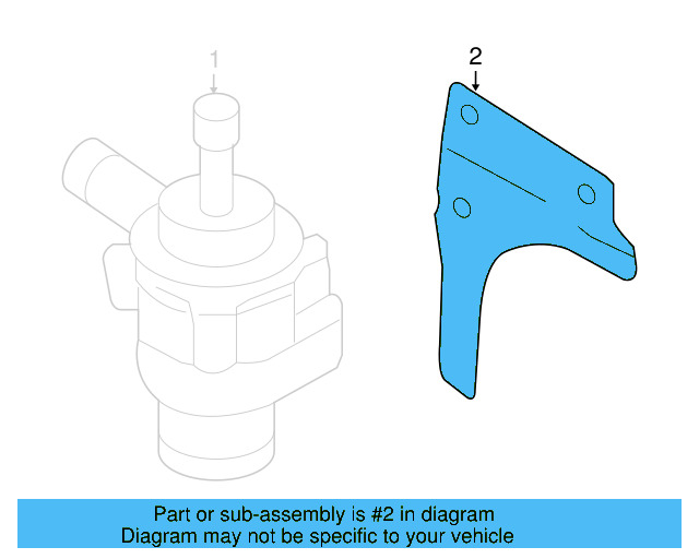 Auxiliary Pump Bracket 1K0-121-093-AR - View 15