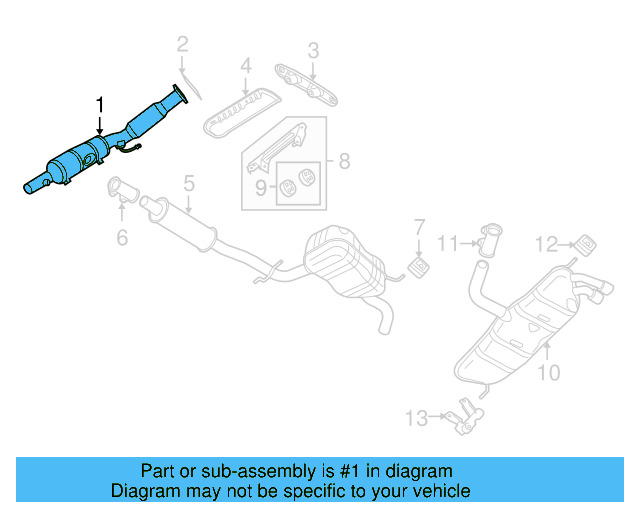 Catalytic Converter 5C0-253-059-AM - View 19