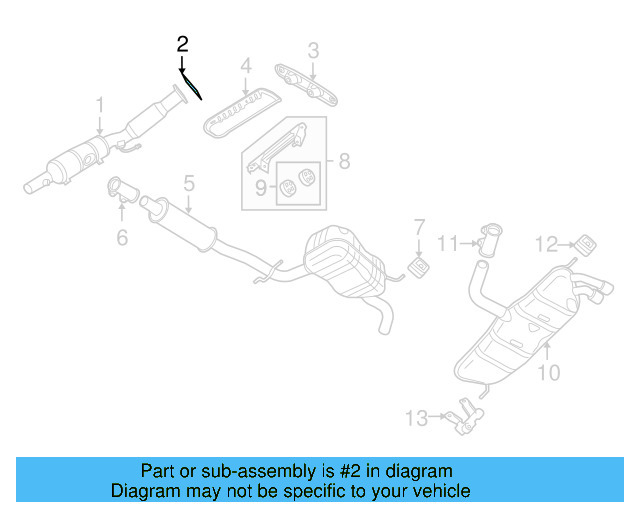 Converter & Pipe Gasket 1K0-253-115-J - View 16