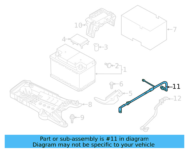 Negative Cable 5Q0-971-235-E - View 11