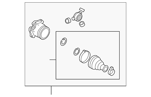 Inner Joint Assembly 3D0-498-103-A
