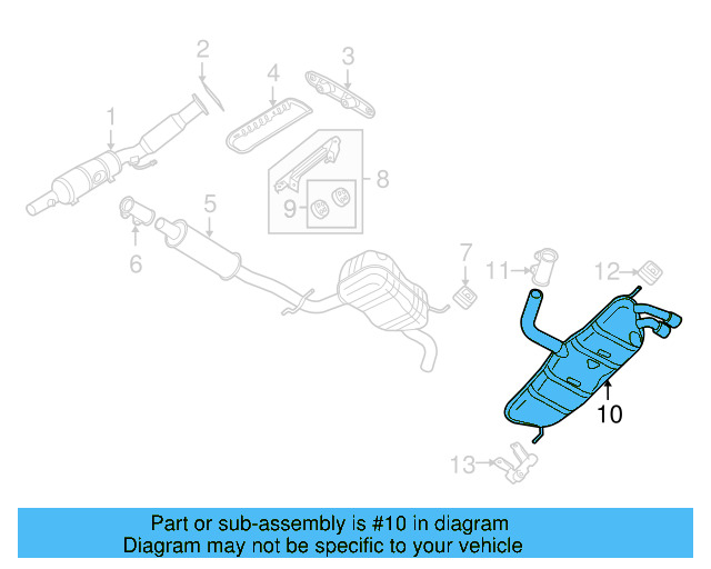 Resonator & Pipe 5K6-253-609-AF - View 6