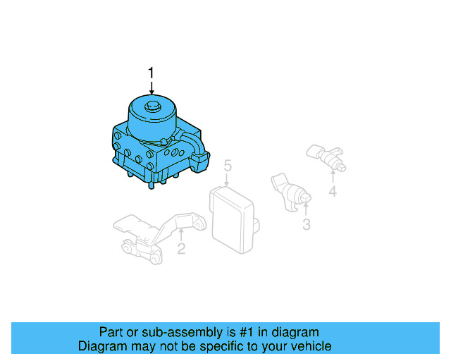 ABS Pump Assembly 1J0-698-517-A - View 9