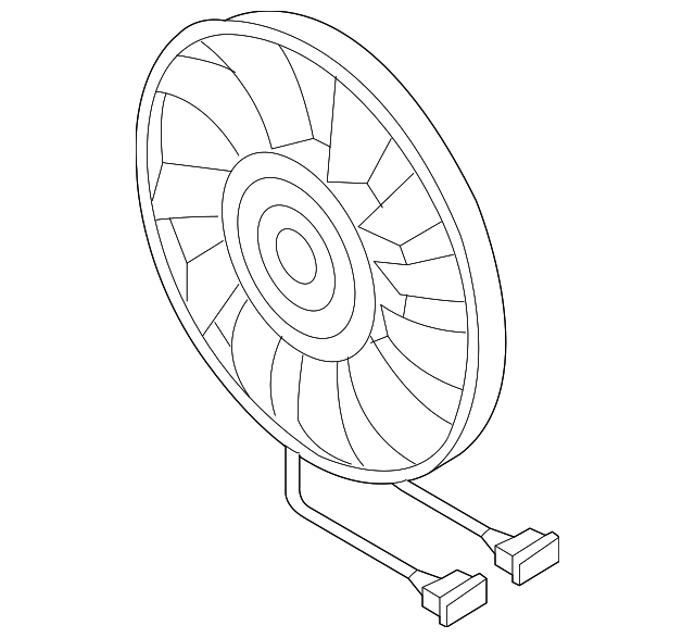 Fan & Motor 1K0-959-455-EA - View 15