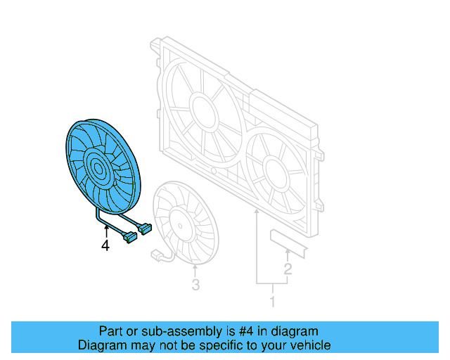 Fan & Motor 1K0-959-455-EA - View 16