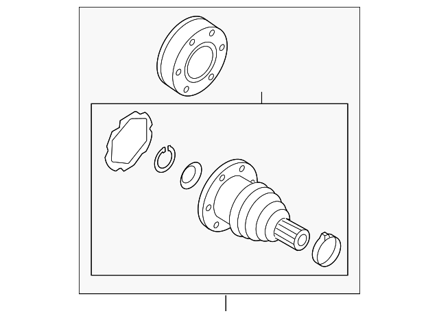 Inner Joint Assembly 1K0-498-103 - View 26