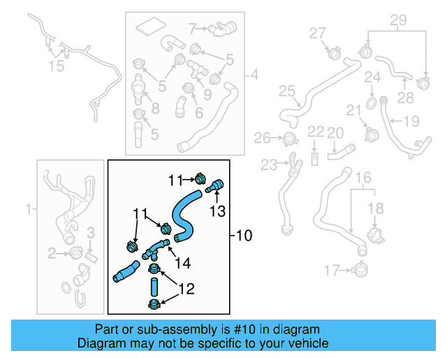 Hose & Tube Assembly 5C0-122-073-A - View 14