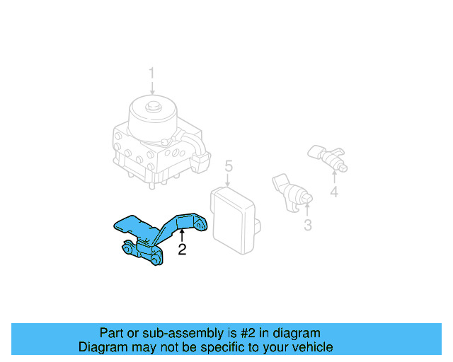 ABS Pump Assembly Bracket 1J0-614-335-C - View 8