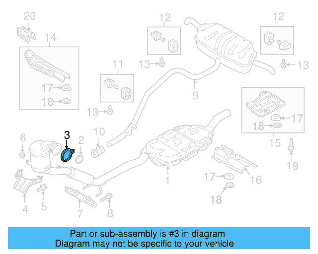 Converter & Pipe Clamp 5Q0-253-725-G - View 52