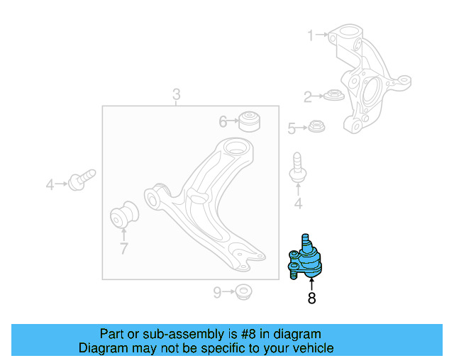 Ball Joint 3C0-407-365-B - View 17